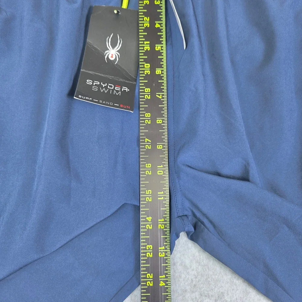 Spyder Swim Trunks Boys XL (18/20)‎ Blue Athletic Swimsuit Shorts UPF 30+, Beach